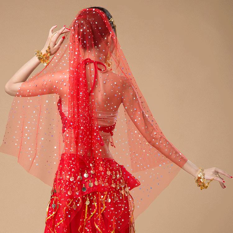 Big red veil